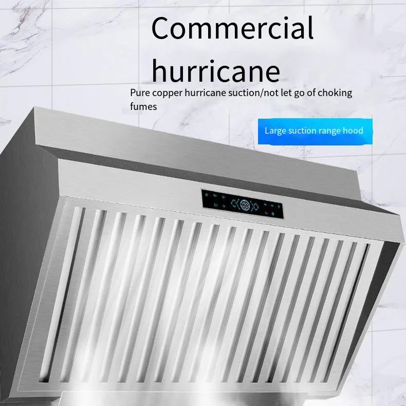 Commercial Kitchen Range Hood - -OEM için 1.8 m Paslanmaz Çelik