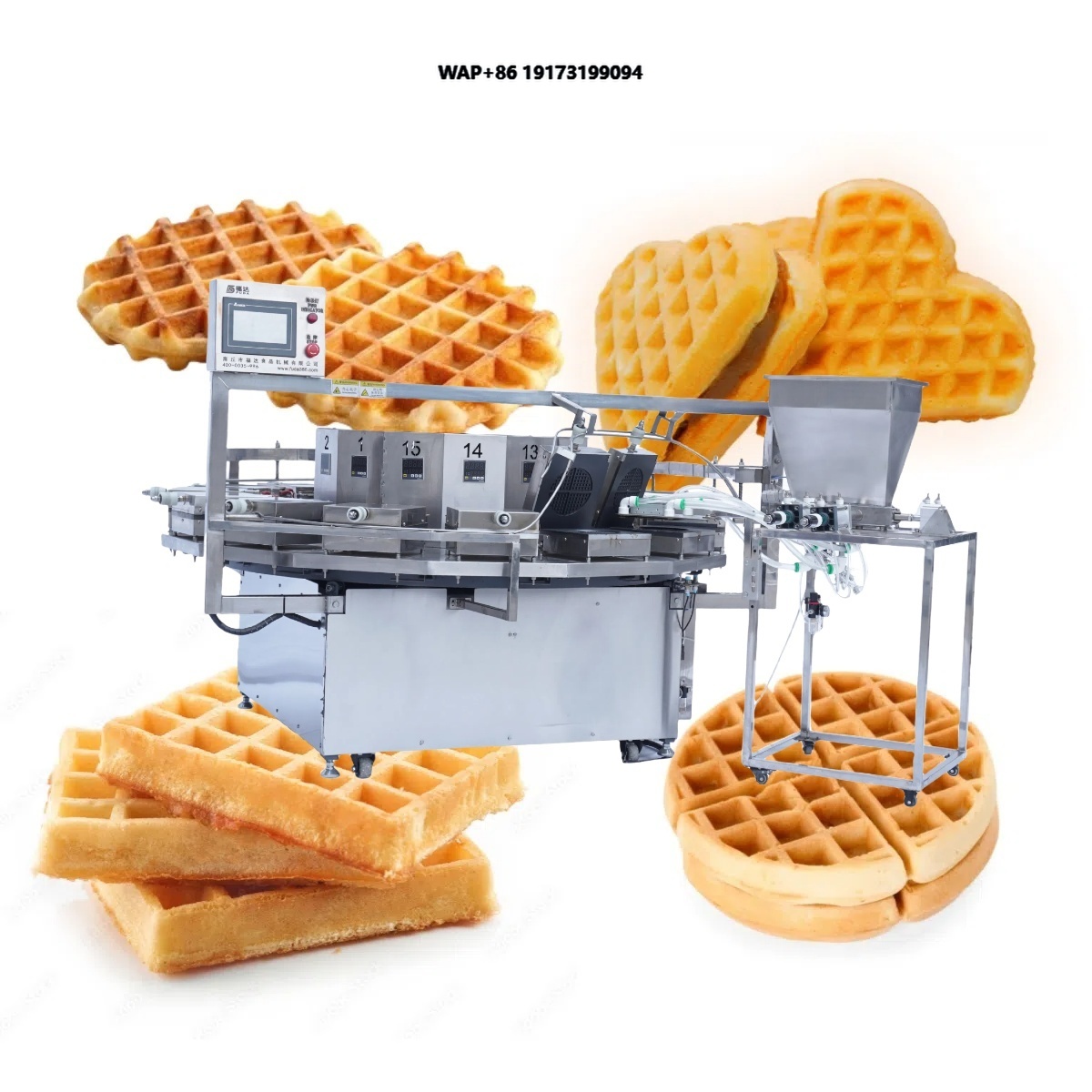Waffle Maker Commercial - Ticari Elektrikli Belçika Waffle Makinesi Yapışmaz