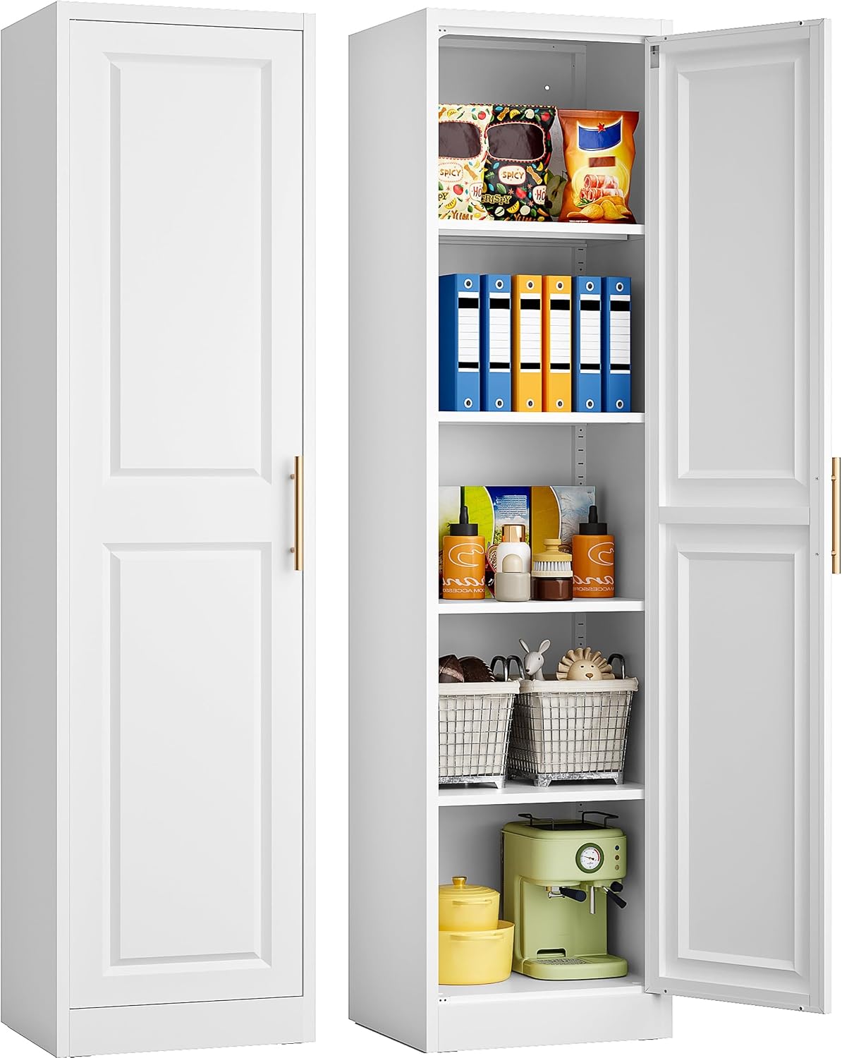 Commercial Kitchen Shed - Uzun Dar Depolama Dolabı Tek Kapılı