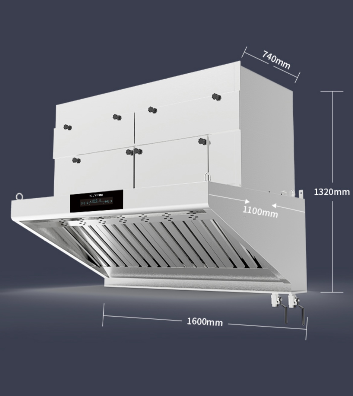 Commercial Kitchen Range Hood - Fiyatlandırılmış Kanalsız Mutfak Davlumbazı Esp Filtre