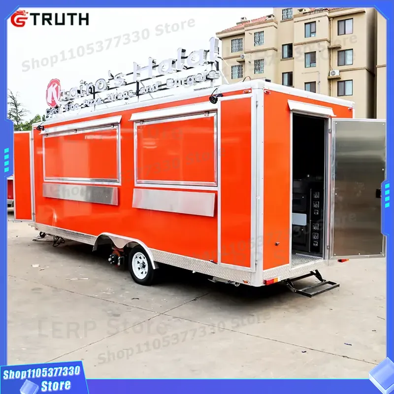 Mobil Yemek Kamyonu Treyleri P - Commercial Kitchen Vendor incelemesi ve fiyatı