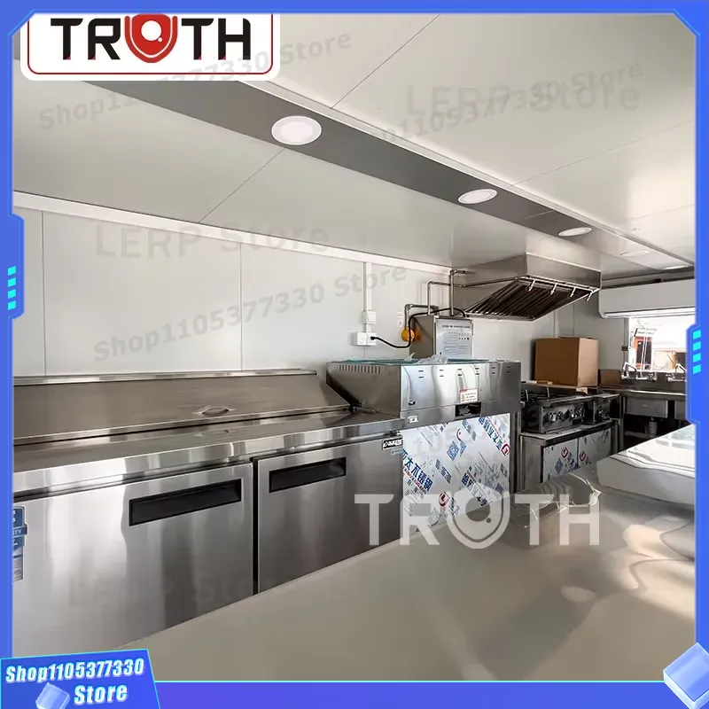 Mobil Yemek Kamyonu Treyleri P - Commercial Kitchen Vendor incelemesi ve fiyatı