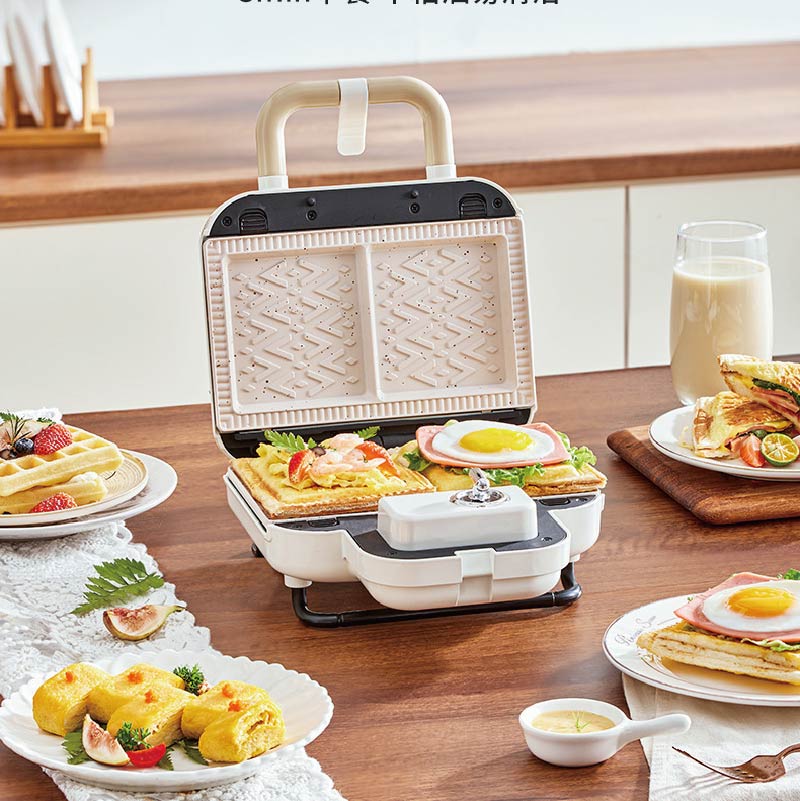 750W elektrikli sandviç makine - Waffle Maker Commercial incelemesi ve fiyatı