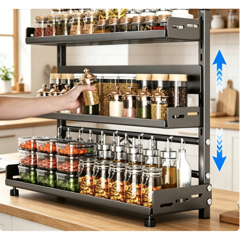 3 Katlı Baharatlık Rafı, Tezga - Commercial Kitchen Shelving incelemesi ve fiyatı