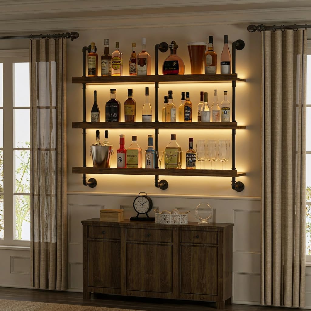 Duvara Monte LED Işıklı Üç Kat - Commercial Kitchen Shelving incelemesi ve fiyatı