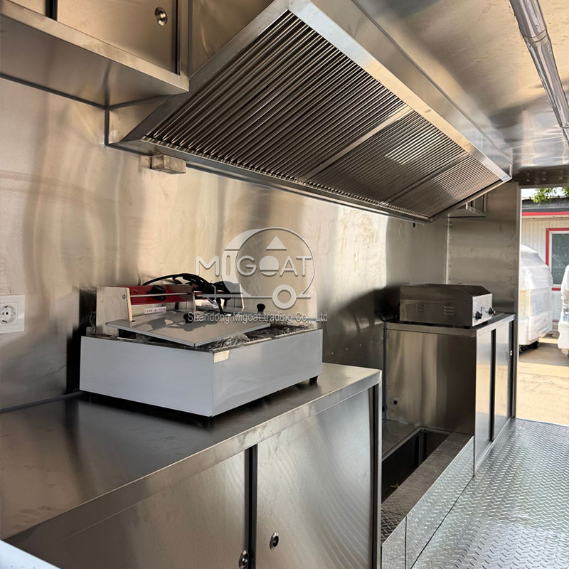 Açık Hava Mobil Yiyecek Arabas - Commercial Kitchen Vendor incelemesi ve fiyatı